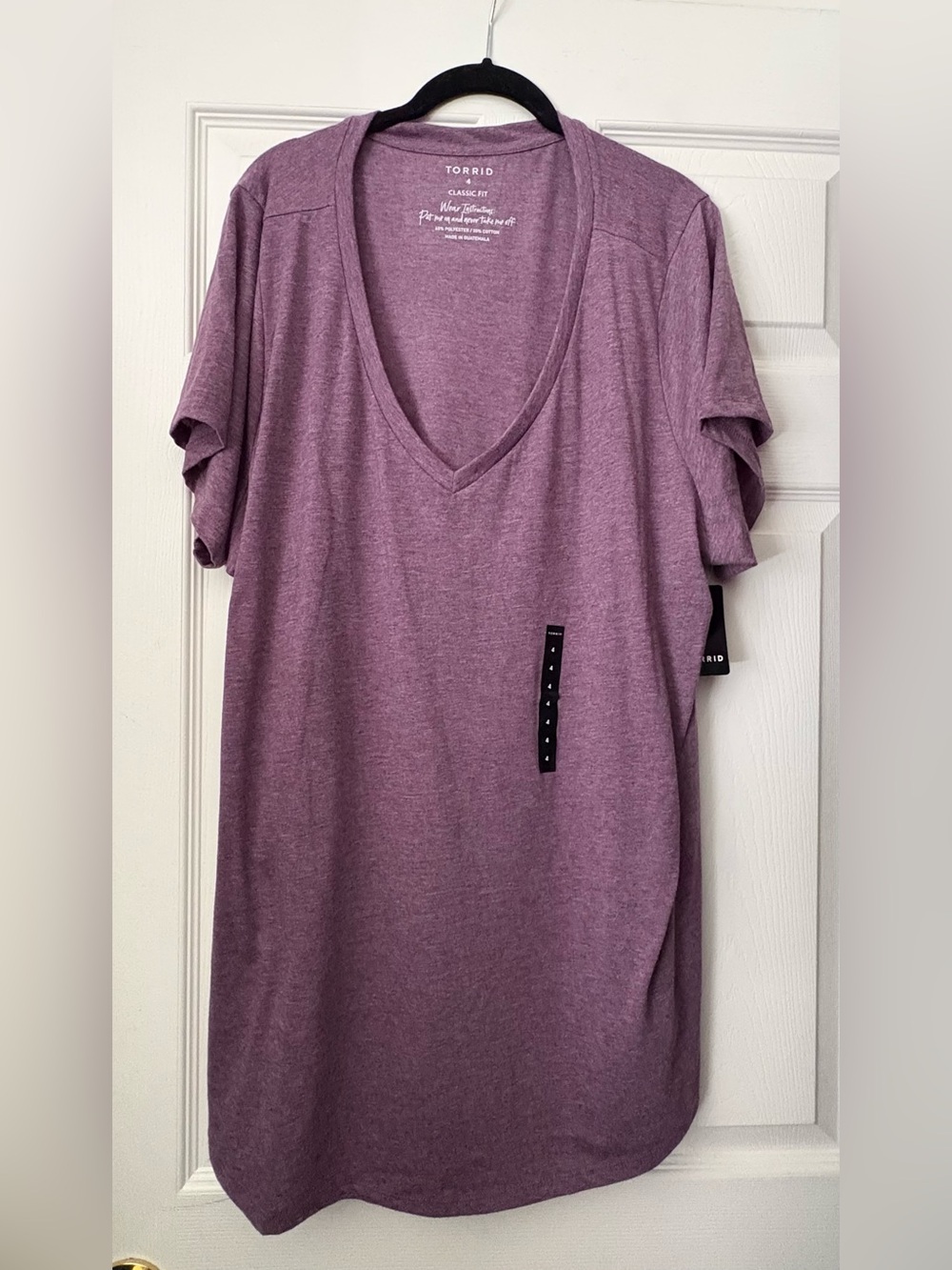 Torrid Girlfriend Tee - “Potent Purple” SOLD OUT SIZE 4 NWT